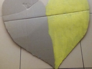 Coração amarelo