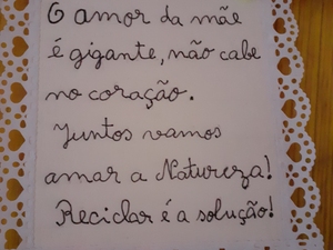 A mensagem do dia da Mãe e o contributo para a sustentabilidade.