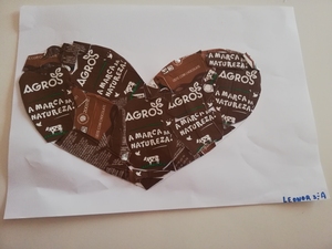 Exemplo de trabalho enviado pelos Encarregados de Educação e alunos.