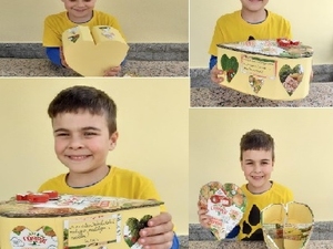 Mensagens inerentes ao Dia da Mãe e ao contributo da reciclagem para a sustentabilidade.