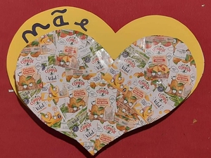 Coração de Mãe e filho em perfeita sintonia!