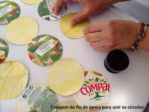Colar fio de pesca...