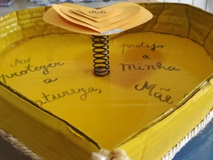 Colagem da mola
