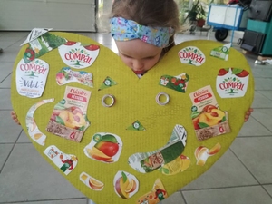 Coração amarelo