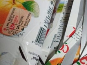 1-	Preparação das embalagens, espalmar e recortar