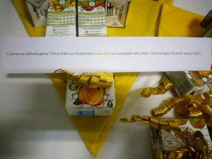 Mensagem com pormenor Tetra Pak