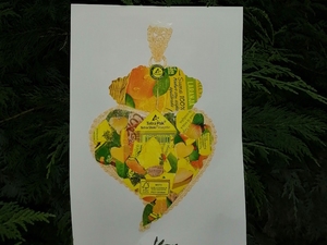 Coração de Viana dourado