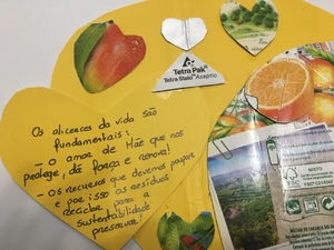 Coração amarelo Pormenor 1