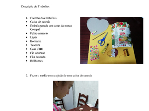 Trabalho da Ana a mostrar as vàrias fases do trabalho. [1]