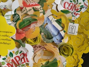 Embalagens da Tetra Pack da marca  Compal