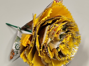 flor com símbolo TetraPak